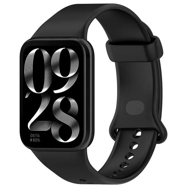 Alt view image 4 of 7 - Straps for Xiaomi Mi Smart Band 8Pro 9Pro 10Pro and Redmi Watch 4 5 6, Silicone Watch Bands for Men Women