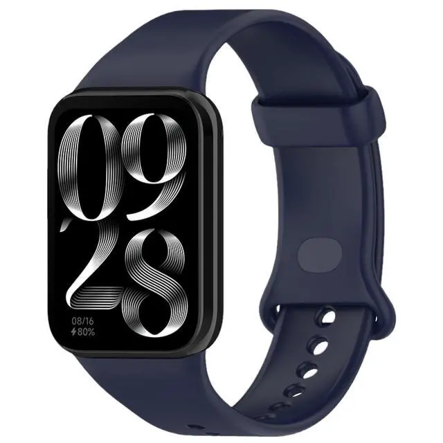 Alt view image 5 of 7 - Straps for Xiaomi Mi Smart Band 8Pro 9Pro 10Pro and Redmi Watch 4 5 6, Silicone Watch Bands for Men Women