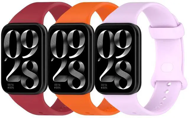 Main image of Straps for Xiaomi Mi Smart Band 8Pro 9Pro 10Pro and Redmi Watch 4 5 6, Silicone Watch Bands for Men Women