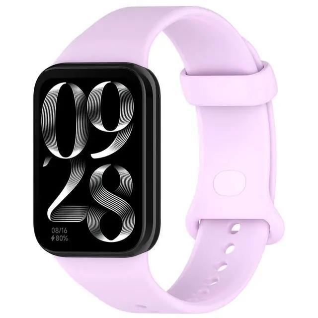 Alt view image 6 of 7 - Straps for Xiaomi Mi Smart Band 8Pro 9Pro 10Pro and Redmi Watch 4 5 6, Silicone Watch Bands for Men Women