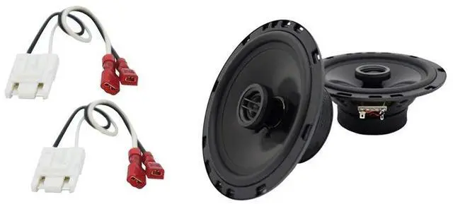 Main image of Rear Door Speakers Fits Nissan Pathfinder 2005-2012 R65 | Easy plug-in factory replacement swap, crisp highs and solid bass, clear sound for worn stock drivers, 2010 car ready