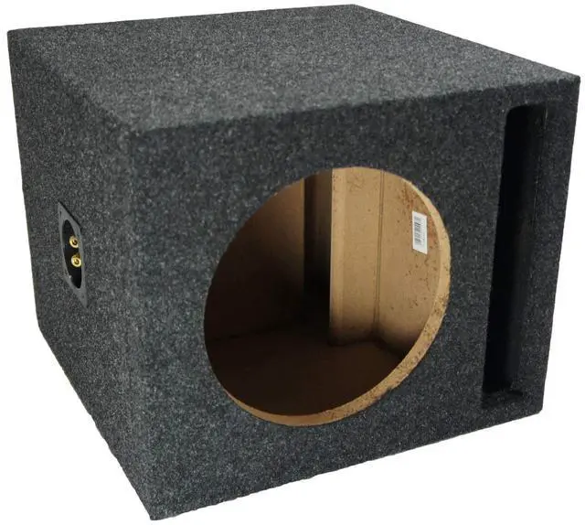 Main image of Car Audio Single 10" SPL Bass Subwoofer Labyrinth Vent Sub Box Stereo Enclosure