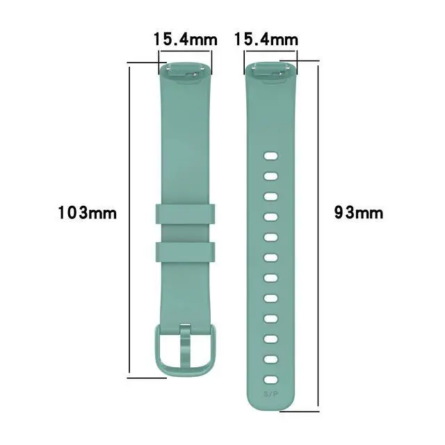 Alt view image 2 of 7 - Silicone Wristband Replacement Sports Straps Bracelet Compatible with Fitbit Inspire 3 Health & Fitness Tracker -small size 5.5-8.1
