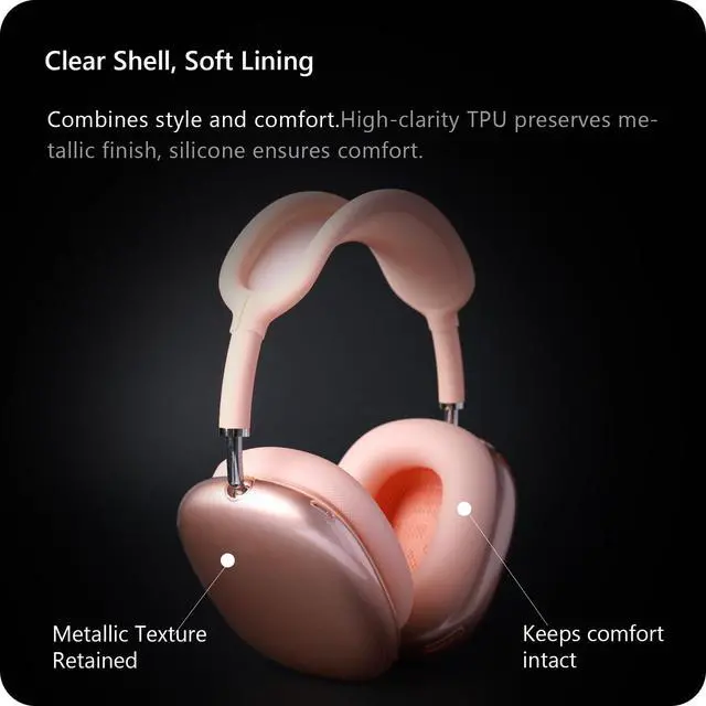 Alt view image 4 of 7 - Silicone Case Cover for AirPods Max Headphone (for Orange)