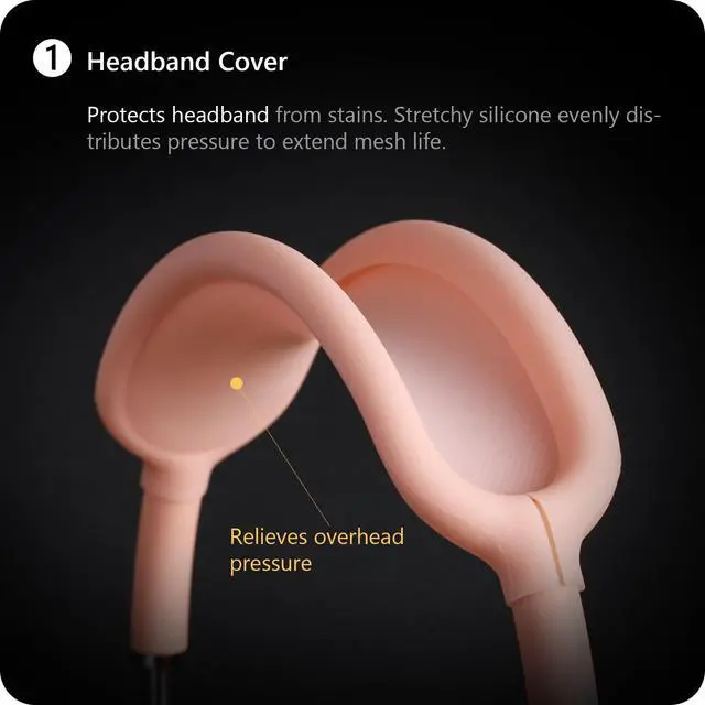 Alt view image 6 of 7 - Silicone Case Cover for AirPods Max Headphone (for Orange)