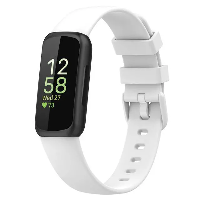Alt view image 4 of 7 - Silicone Wristband Replacement Sports Straps Bracelet Compatible with Fitbit Inspire 3 Health & Fitness Tracker -small size 5.5-8.1