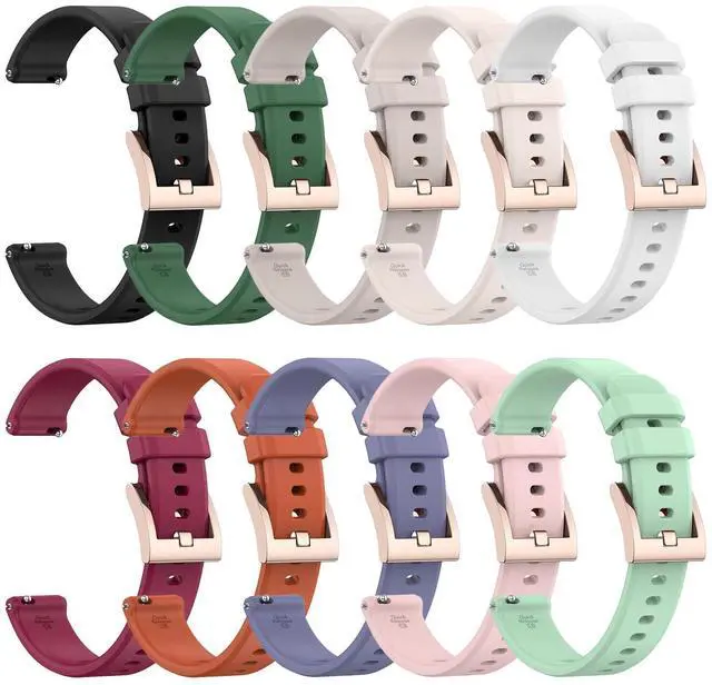 Main image of Replacement Bands Compatible with Garmin Lily 2/Lily 2 Active, Silicone Straps for Men for Women