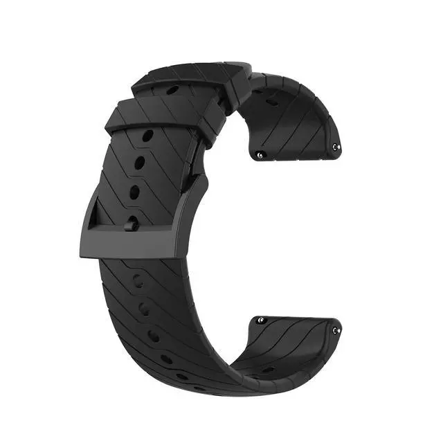 Alt view image 6 of 7 - 2-pack Replacement Strap Bands for iTech Fusion 3/for Suunto 7/9/9 Baro/Spartan Sport/D5,Silicone Watch Bands Sport Strap Wristband Bracelet