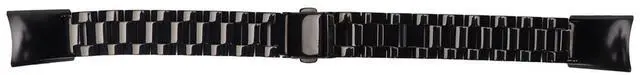 Main image of Stainless Steel Straps for Band 5 4, Butterfly Folding Clasp Dressy Smartwatch Replacement Straps for Women Men
