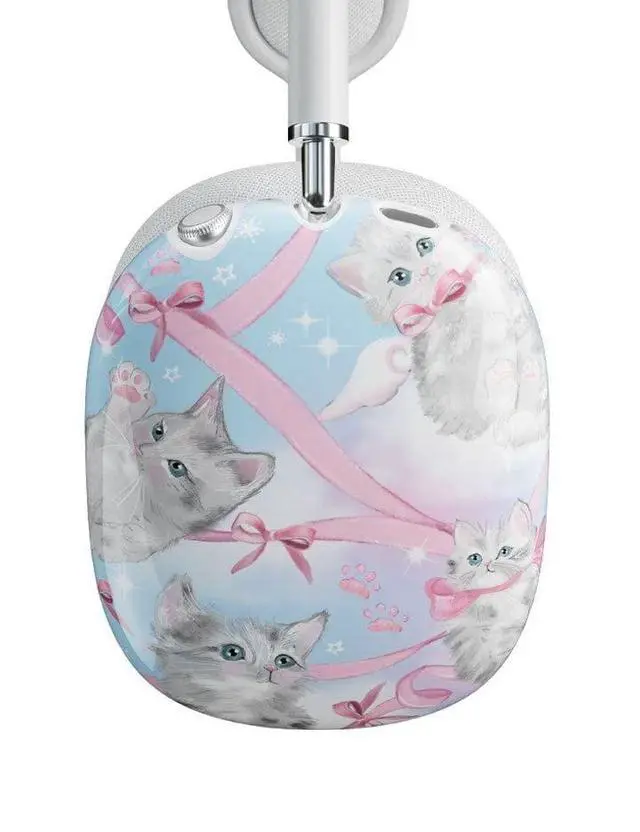 Alt view image 3 of 3 - Cases - Kitten Around AirPods Max Cover
