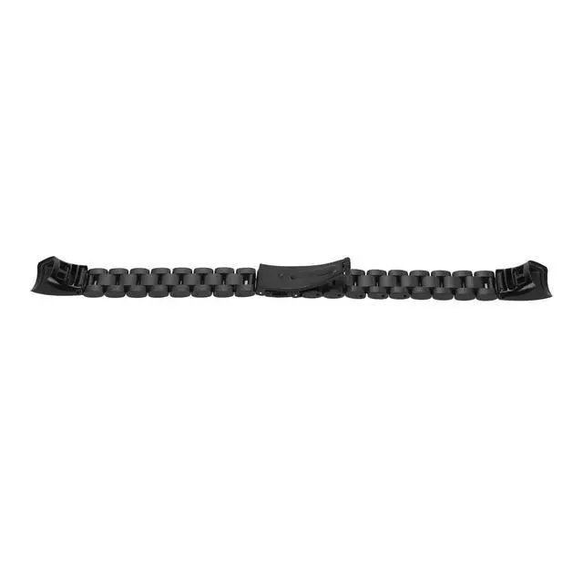 Alt view image 6 of 7 - Stainless Steel Straps for Band 5 4, Butterfly Folding Clasp Dressy Smartwatch Replacement Straps for Women Men