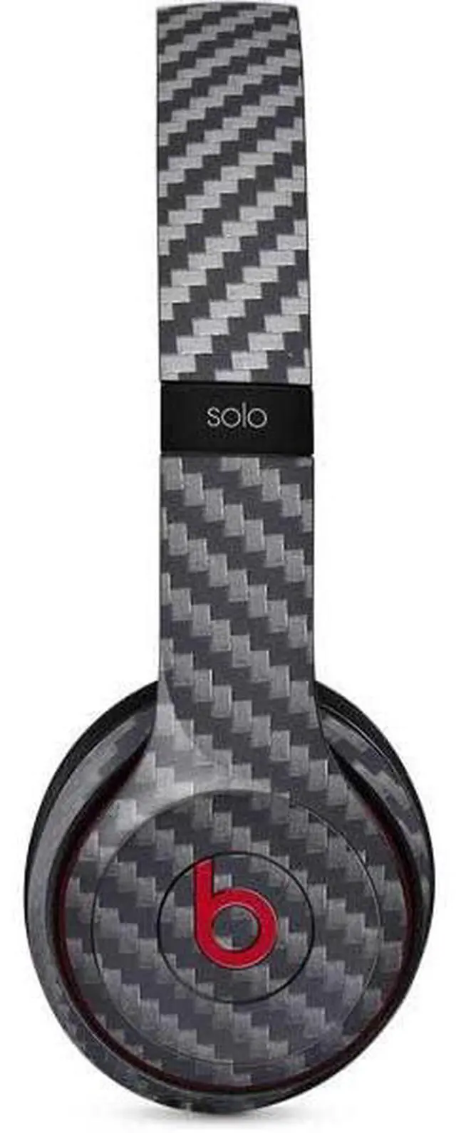 Main image of Decal Audio Skin Compatible with Beats Solo 3 Wireless - Silver Carbon Fiber Specialty Texture Material Design