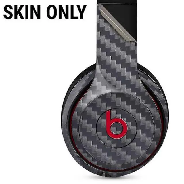 Alt view image 2 of 3 - Decal Audio Skin Compatible with Beats Solo 3 Wireless - Silver Carbon Fiber Specialty Texture Material Design