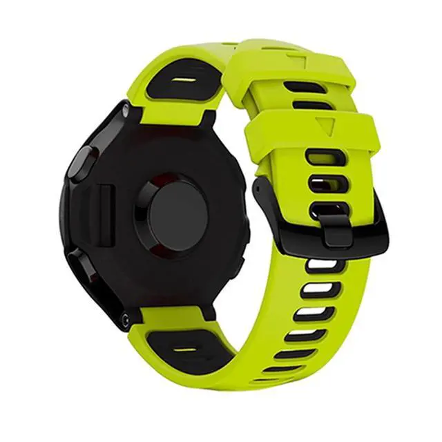 Alt view image 3 of 7 - Watch Band Silicone Replacement Watchstrap for Garmin Forerunner 235 220 230 620 630 735XT Bracelet Outdoor Sport Wristband (Color: Teal Blue)