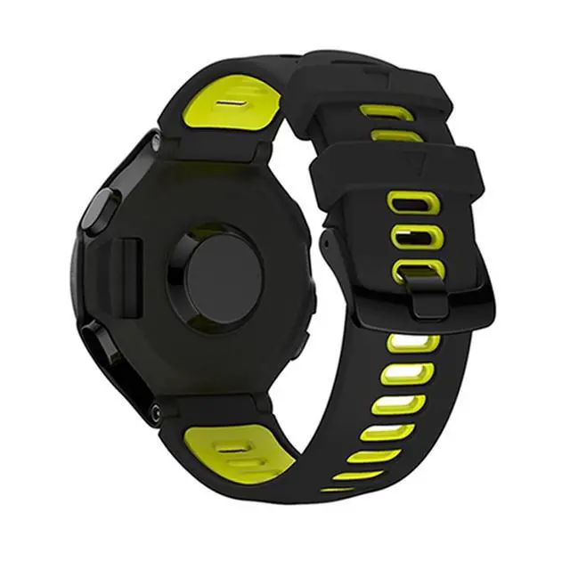 Alt view image 6 of 7 - Watch Band Silicone Replacement Watchstrap for Garmin Forerunner 235 220 230 620 630 735XT Bracelet Outdoor Sport Wristband (Color: Teal Blue)