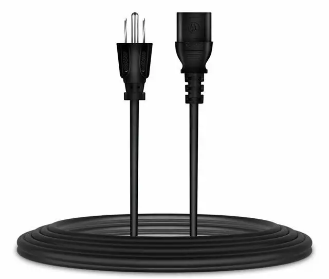 Main image of 5ft AC Power Cord Cable Compatible with Dell UltraSharp 1908FP 1907FP T/C 19-inch LCD Monitor