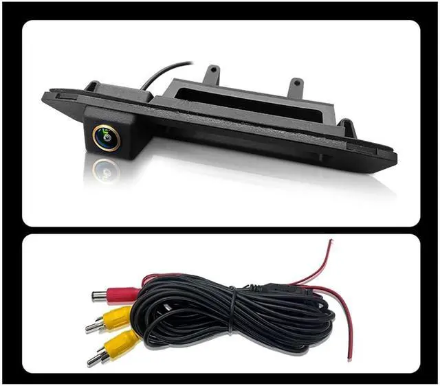 Alt view image 6 of 6 - Reverse Camera Compatible For Benz GLK 220 250 300 350 X204 2012 2013 2014 2015 Car Trunk Handle Rear View Backup Parking Camera(1080p)