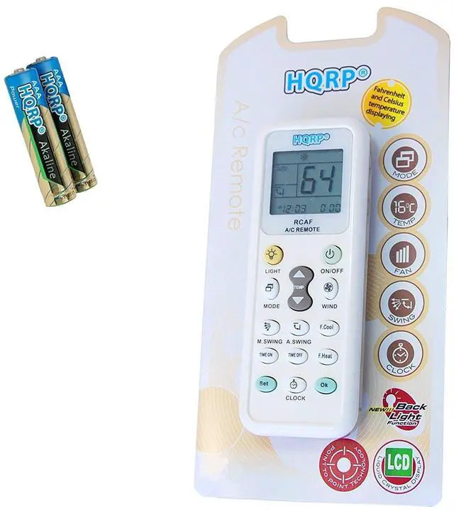 Main image of Universal Remote Control Compatible with HAIER AC-5620-39 AC-5620-45 AC-5620-78 AKB35979501 AC-5620-07 AC-5620-08 AC-5620-09 AC-5620-10 AC-5620-11 Commercial Cool Air Conditioner
