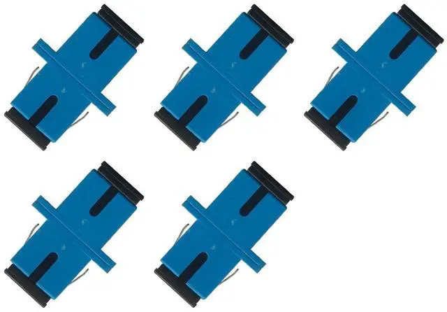 Main image of Fiber Optic Cable Adapter Coupler SC-SC Simplex Singlemode 5 Pack