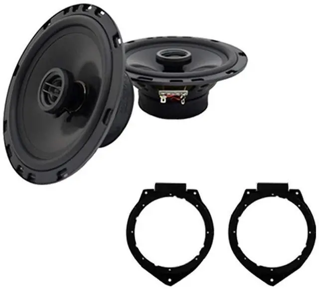 Main image of Front Door 6.5" R65 Speakers Fits Buick Lucerne 2006-2011 | Mounting adapter for 6.75 inch spacing, direct factory replacement, easy install, clear full-range car sound, 6.5 inch size