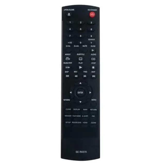 Alt view image 5 of 5 - SE-R0375 Replacement Remote Control for Toshiba DVD Player in Living Rooms or Rooms, No programming or pairing needed, Replace Remote Compatible Models SD-K1000 SDK1000KU SDK1000K SD-K1000KU SD-K1000K