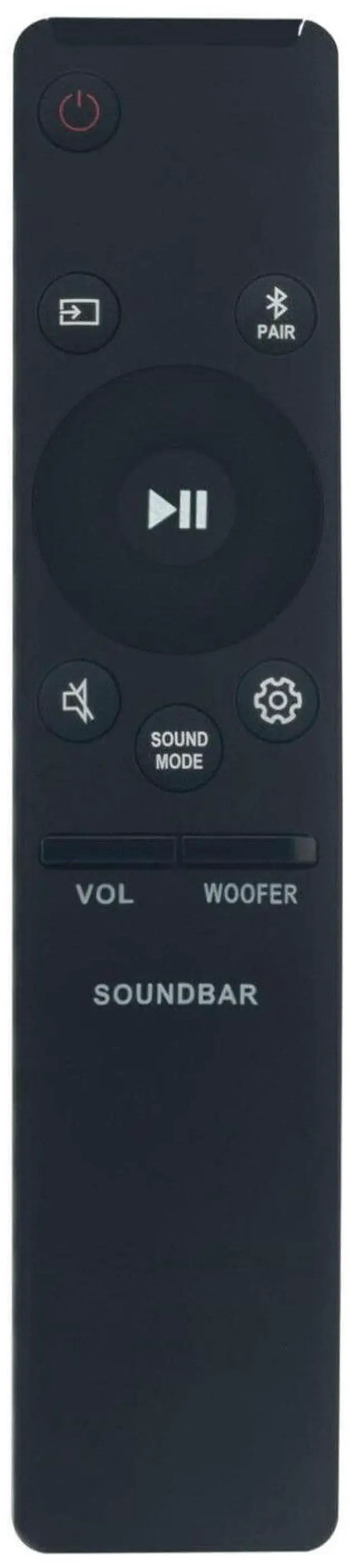 Main image of Replacement Soundbar Remote Control Controller for HW-A60M HW-A60M/ZA 3.1 Channel Soundbar System