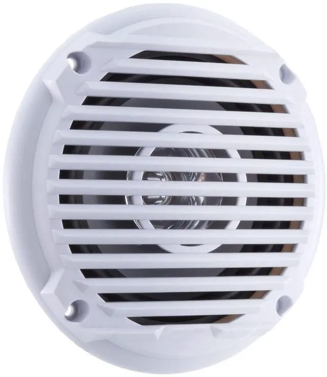 Main image of 5.9" Dual Cone Marine Speaker Pair | 30W Max Power | Polypropylene Woofer & Mylar Tweeter | Waterproof UV & Corrosion Resistant | Flush Mount (White)