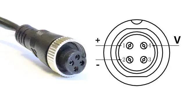 Alt view image 2 of 2 - Composite Line 4 Pin Camera Cable with Corrugation Tube Cover Aviation Extension Cable RG174 Video Cable for Backup Camera Rear View System Waterproof Coaxial Cable 50ohm 4M 5M 6M 10M 15M 20M