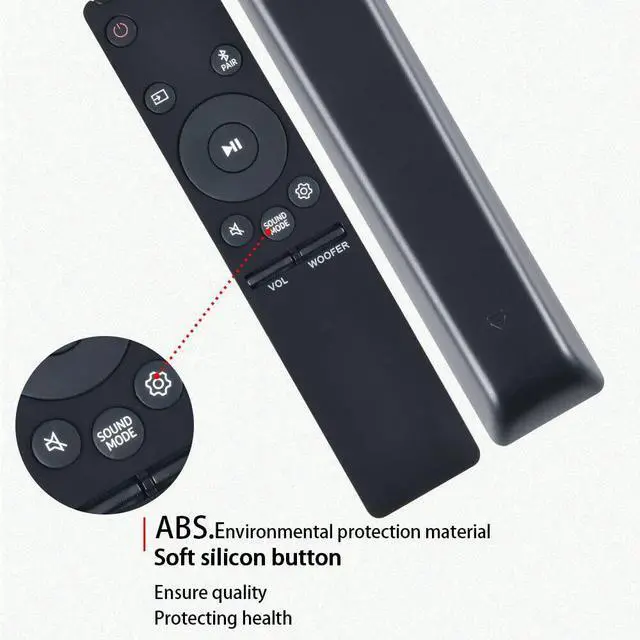 Alt view image 4 of 6 - Replacement Soundbar Remote Control Controller for HW-A60M HW-A60M/ZA 3.1 Channel Soundbar System