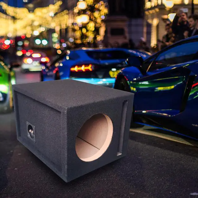 Alt view image 2 of 5 - CA-8SP 8" inch Single Ported Hatchback Box Sub Speaker Truck Subwoofer - Single Box - All MDF