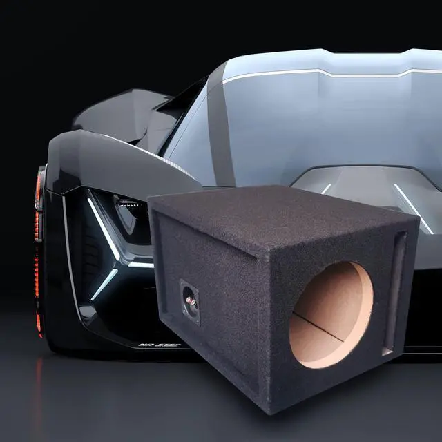 Alt view image 3 of 5 - CA-8SP 8" inch Single Ported Hatchback Box Sub Speaker Truck Subwoofer - Single Box - All MDF