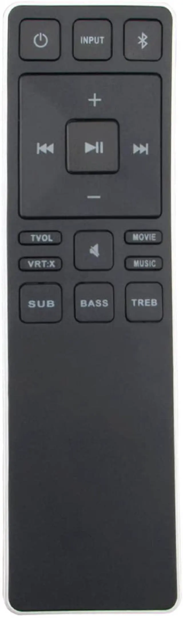 Alt view image 2 of 7 - XRS321N-G OEM Replacement Remote Control for Vizio Sound Bar SB3621n-E8 SB3820-C6 SB3821-C6 SB3830-C6M SB3830-D0 SB3831-C6M SB3851-D0 SB4531-D5 SB4451-C0 SB4551-D5 SB3651-E6 SB4031-D5 SB4051-D5