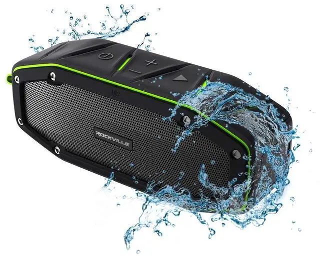 Main image of RPB27 20w Rugged Portable Waterproof Bluetooth Speaker w Bumping Bass!