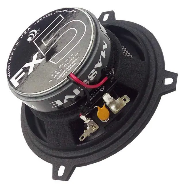 Alt view image 3 of 5 - FX5 5.25" Coaxial Car Speakers | 150W Max Power, 8oz Magnet, 88dB Sensitivity Premium Sound Upgrade for Car Audio Systems