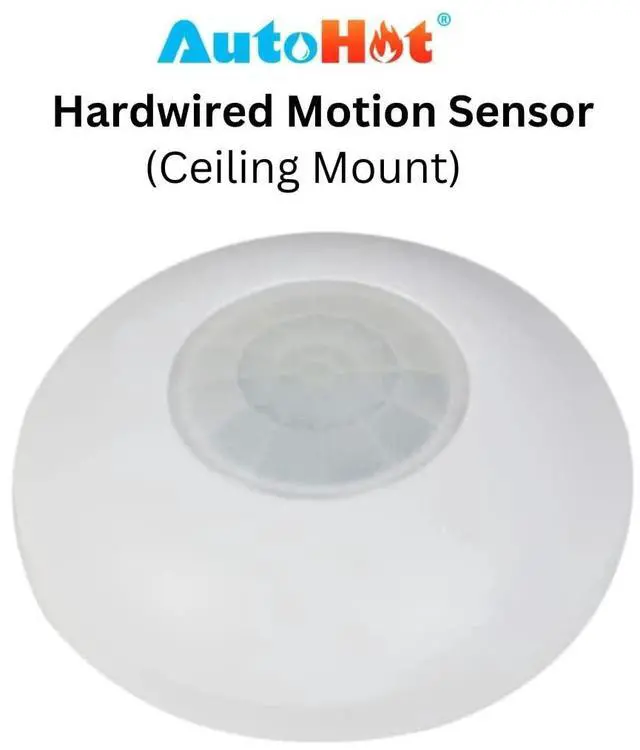 Alt view image 2 of 5 - HM-S-17A Hardwired Adjustable Hot Water Motion Sensor Alarm for 1st Gen - Ceiling Mount Design for Easy Integration with Any Alarm System