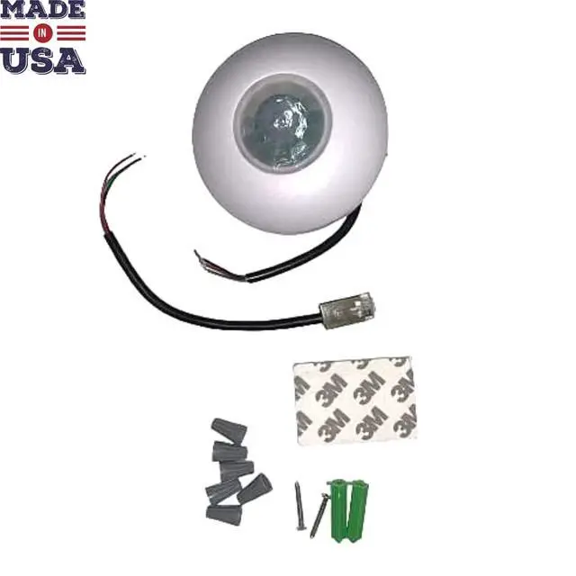 Alt view image 3 of 5 - HM-S-17A Hardwired Adjustable Hot Water Motion Sensor Alarm for 1st Gen - Ceiling Mount Design for Easy Integration with Any Alarm System