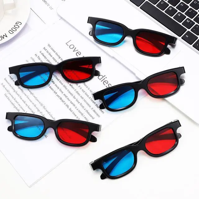 Alt view image 6 of 7 - 10 Pcs 3D Movie Glasses 3 Dimensional Glasses 3D Viewing Glasses for Viewing 3D Movies Games Projector Computer Screen Game DVD Film Television Home, 15.50X15.50X3.80CM, U77SE111251M2GPZ38
