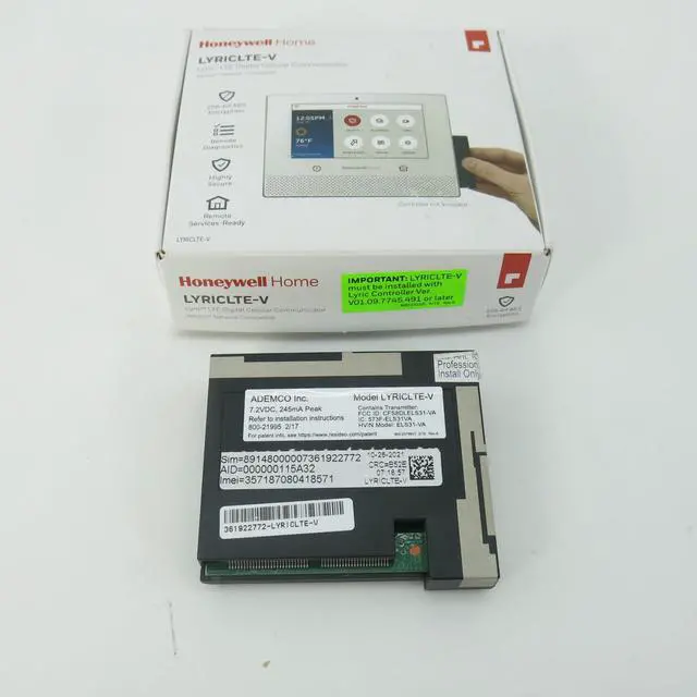 Alt view image 2 of 2 - LYRICLTE-V - Verizon LTE Cellular Communicator for The Lyric Controller