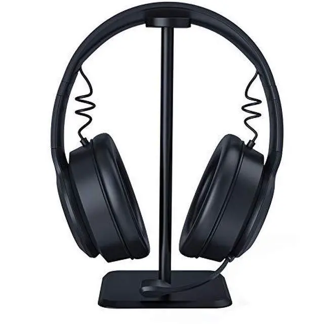 Alt view image 3 of 7 - Pro Audio Headphone Stand - Matte Black/Red