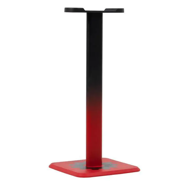 Alt view image 6 of 7 - Pro Audio Headphone Stand - Matte Black/Red