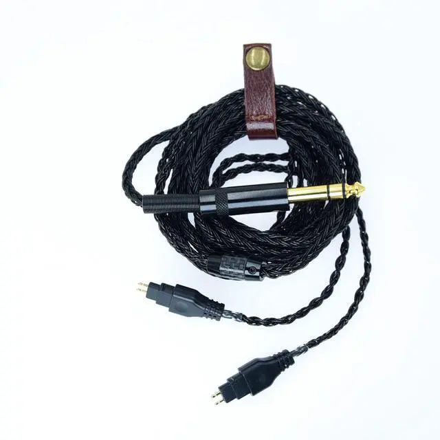 Main image of 6.35mm 1/4" Jack Stereo Replacement Audio Upgrade ofc Cable for Sennheiser hdxx HD650, HD600, HD580, HD660S, Massdrop HD6XX Headphones with Monitor (1.2m(3.94ft), Black-6.35mm-hd6xx)