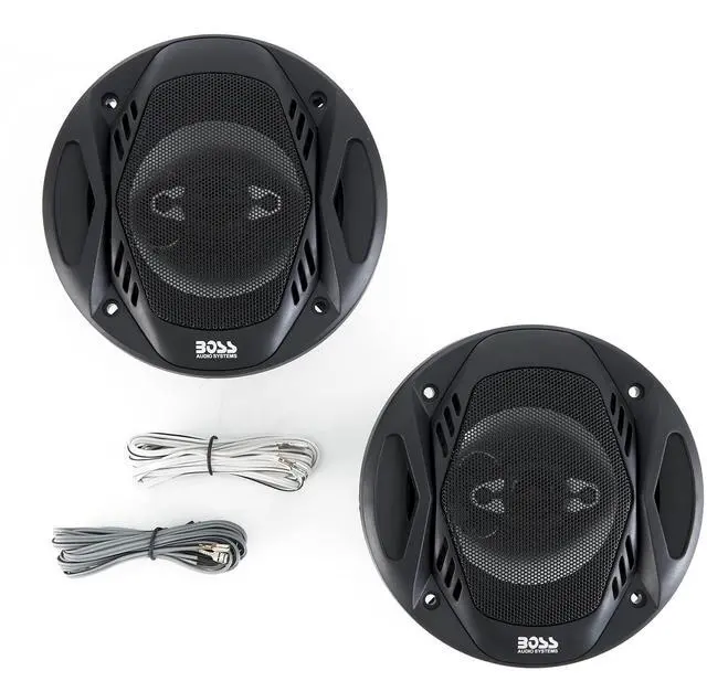 Alt view image 7 of 7 - BOSS NX524 5.25" 600W 4-Way Car Audio Coaxial Speakers Stereo Black 4 Ohm