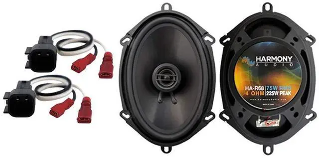 Main image of Rear Door Speakers Fits Ford F-150 2004-2008 5x7 6x8 HA-R68 | Factory replacement upgrade, plug-and-play connectors, no splicing required, clear full sound in the back of your truck