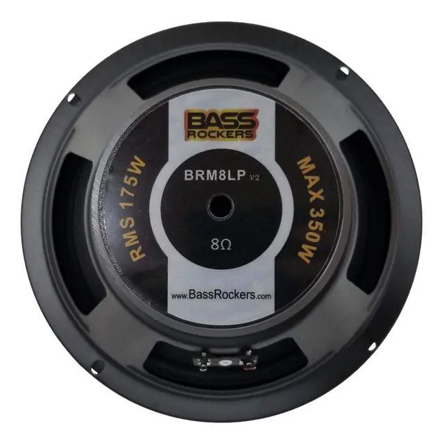 Alt view image 3 of 5 - 8" 300W High Performance Mid-Range Car Speaker (Pack of 2) - BRM8LPv2