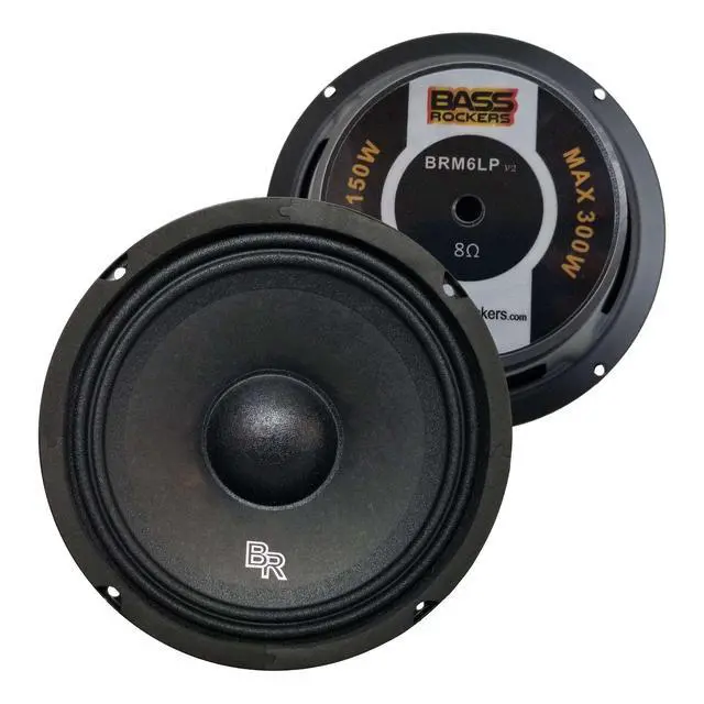 Alt view image 2 of 5 - 6.5" 300W High Performance Mid-Range Car Speaker (Pack of 2) - BRM6LPv2