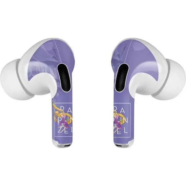 Alt view image 2 of 3 - Decal Audio Skin Compatible with Apple AirPods Pro - Officially Licensed Disney Princess Rapunzel and Pascal Design