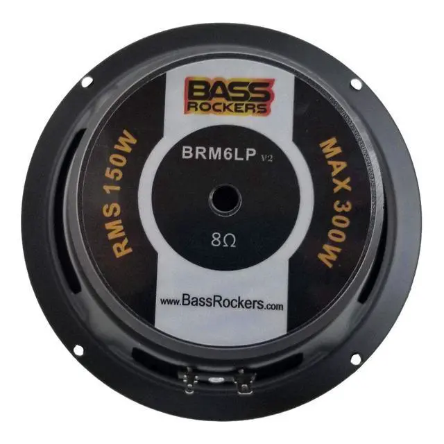Alt view image 3 of 5 - 6.5" 300W High Performance Mid-Range Car Speaker (Pack of 2) - BRM6LPv2