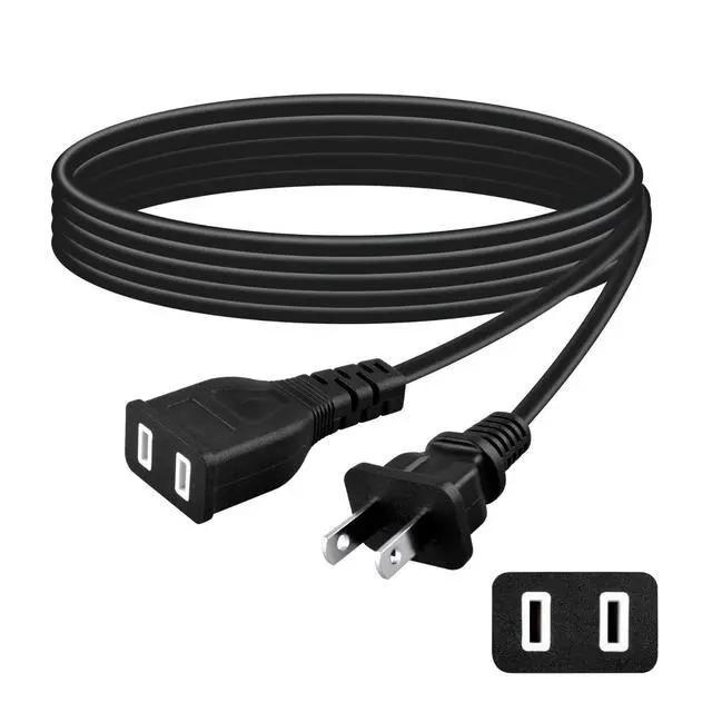 Alt view image 3 of 5 - AC in Power Cord Outlet Socket Cable Plug Lead Compatible With Ryobi P3320 P3340 18-Volt ONE+ Lithium Hybrid Li Ion 18V Portable Fan Series AC Powered Adjustable Indoor/Outdoor P 3320 P 3340