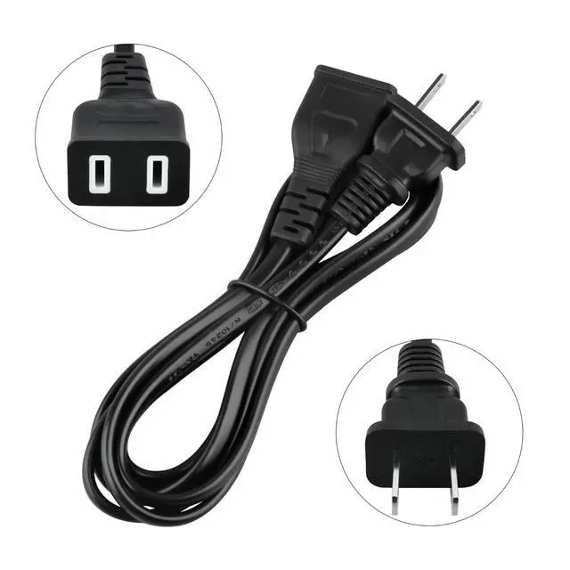 Alt view image 4 of 5 - AC in Power Cord Outlet Socket Cable Plug Lead Compatible With Ryobi P3320 P3340 18-Volt ONE+ Lithium Hybrid Li Ion 18V Portable Fan Series AC Powered Adjustable Indoor/Outdoor P 3320 P 3340