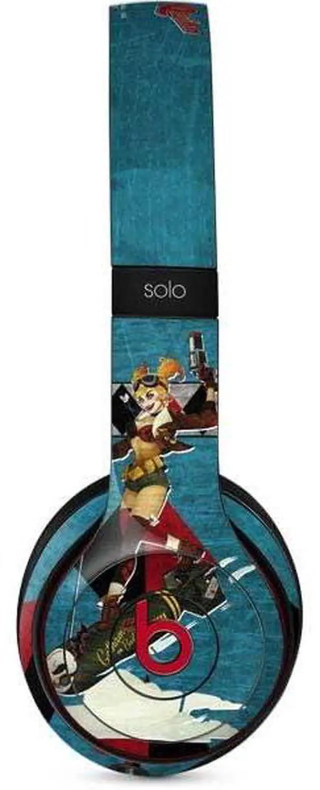 Main image of Decal Audio Skin Compatible with Beats Solo 3 Wireless - Officially Licensed DC Comics Bombshells Harley Quinn Design